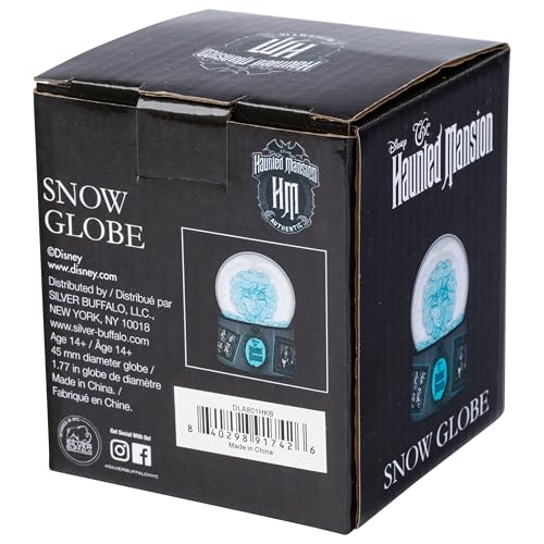 Haunted Mansion Madame Leota Mini Light Up Snow Globe - 3.8 Inches