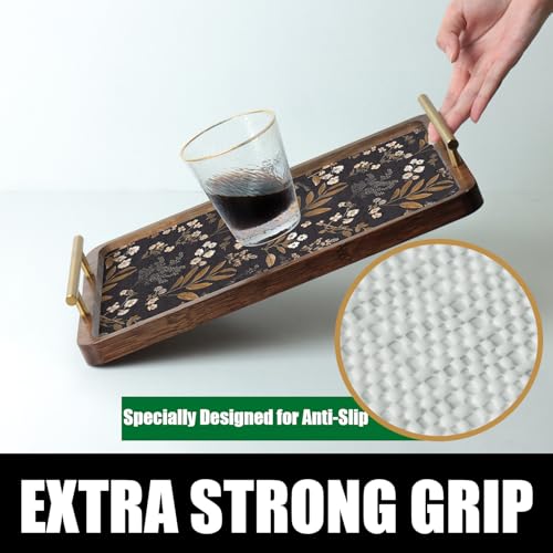 Non-Slip Waterproof Shelf Liner - Floral Design, 12in x 10ft