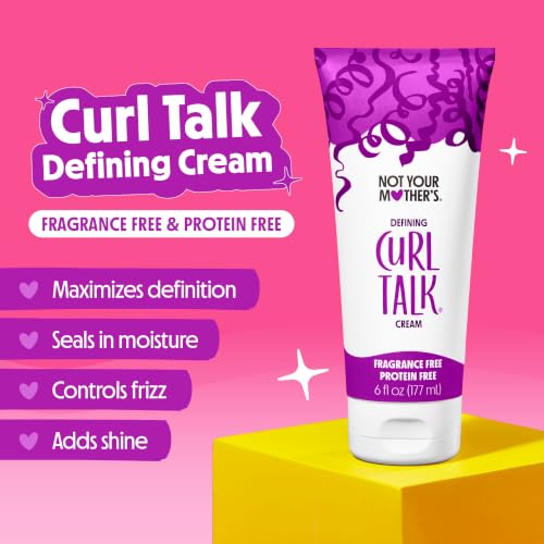 Not Your Mother's Fragrance-Free Curl Talk Sculpting Gel & Defining Cream - 6 fl oz x2