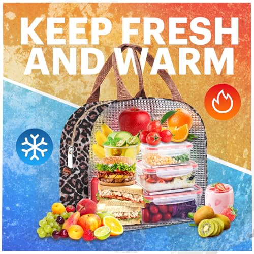 Insulated Lunch Bag for Adults - Leakproof Cooler Tote (Black Panther)
