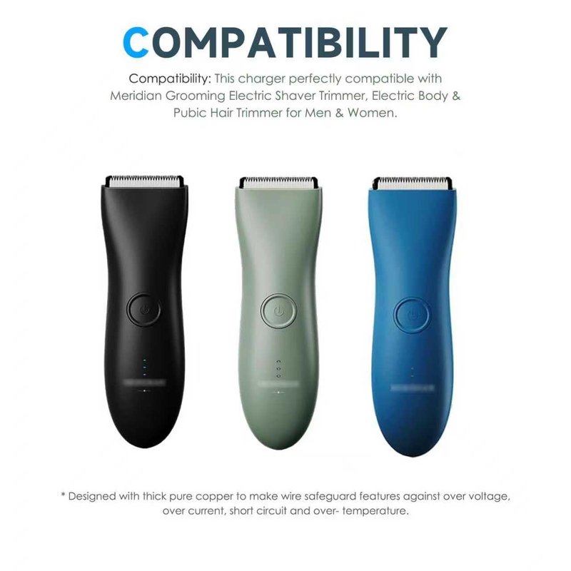 5V USB Charger Compatible with Meridian Grooming Electric Shaver Trimmer, oneisall Dog Clippers oneisall P2, 26225202-003DE, C61, X2N5, X2, K52NTS, N6, A11 Cat Hair Trimmer Charging Cable Cord