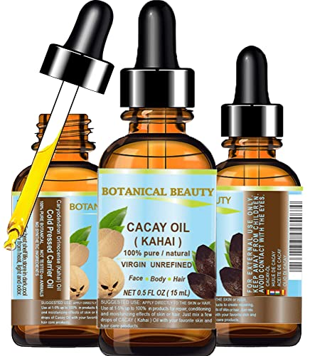 Botanical Beauty Cacay Oil 0.5 Fl Oz - Pure Anti-Aging Face & Skin Oil