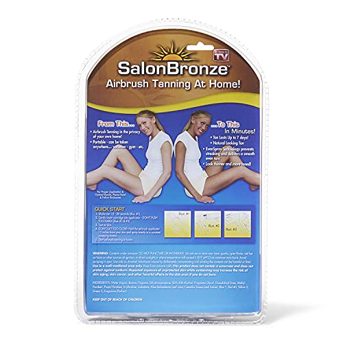 Idea Village Salon Bronze Airbrush Tanning System - At-Home Self Tan Kit