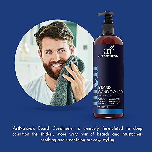 ArtNaturals Beard Conditioner with Tea Tree & Jojoba Oil - 8 fl oz