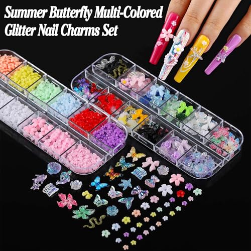 BANA Bedazzling Nail Art Kit Set 01 - 18000Pcs Rhinestones & Charms