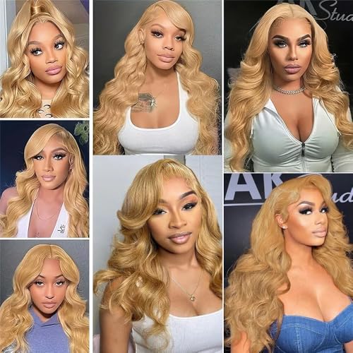 Honey Blonde Body Wave Human Hair Bundle - 14 Inch Brazilian Virgin Hair