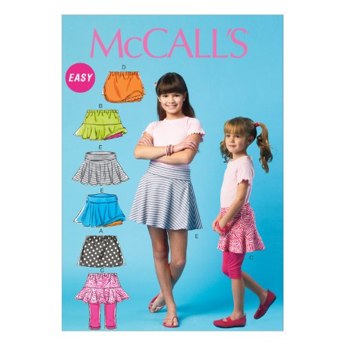 McCall M6918 Children's Skorts Pattern Size CCE (3-6)