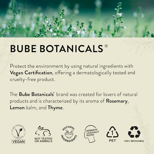 Bube Botanicals Natural Hand and Body Soap - Rosemary Lemon Thyme, 380ml