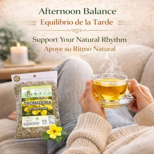 Tronadora Herbal Tea - 100% Natural Yellow Elder Leaves, 4 oz