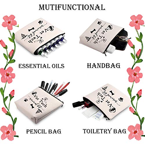 Vet Tech Survival Kit Makeup Bag - Portable Toiletry Organizer
