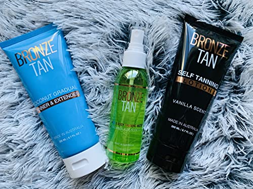 Self Tanning Lotion for Face & Body - No Color Guide, Hydrating, Vanilla Scent 200mL