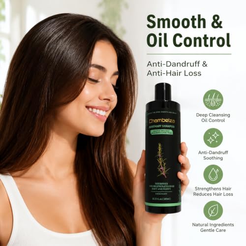 Chambelza Rosemary Shampoo for Hair Growth & Thinning Hair - 10.15 fl. oz