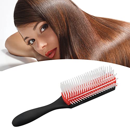 Betued 9-Row Anti-Static Detangling Brush for Curly and Wavy Hair