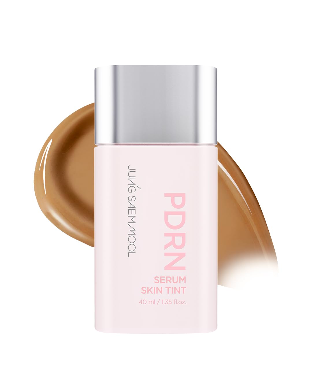 JUNG SAEM MOOL PDRN Serum Skin Tint, Lightweight Dewy Radiance Glow, Buildable Coverage, PDRN-infused Skincare Formula, 24H Hydration, Skin Barrier Support (1.35 fl oz | 40 ml) 32W