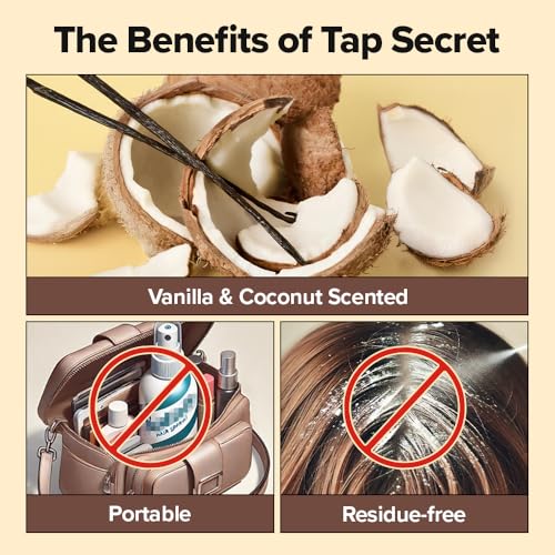 I DEW CARE Tap Secret Mattifying Dry Shampoo Powder Vanilla & Coconut 0.24oz