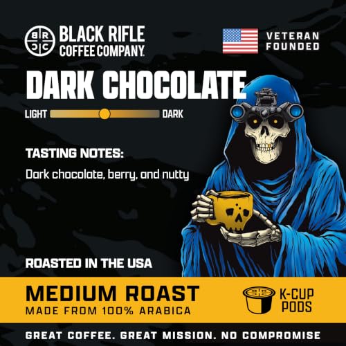 Black Rifle Coffee Dark Chocolate Medium Roast K-Cups - 12 Count