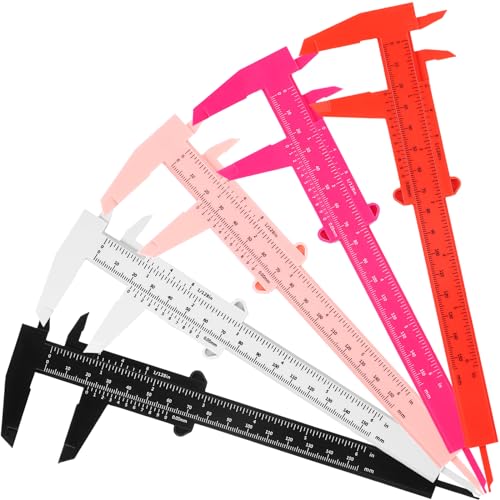 Frienda Eyebrow Measuring Ruler Set - 5 Mini Calipers for Tattoo Artists
