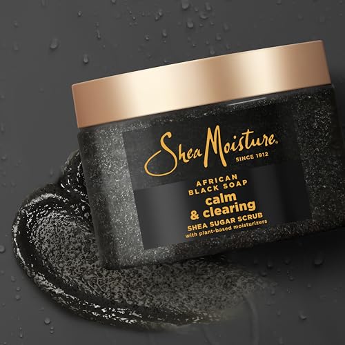 SheaMoisture African Black Soap Body Scrub for Melanin-Rich Skin - 12oz