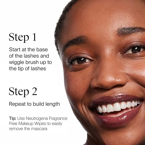 Neutrogena Healthy Lengths Mascara - Black, 0.21 oz | Nourishing, No Clump Formula