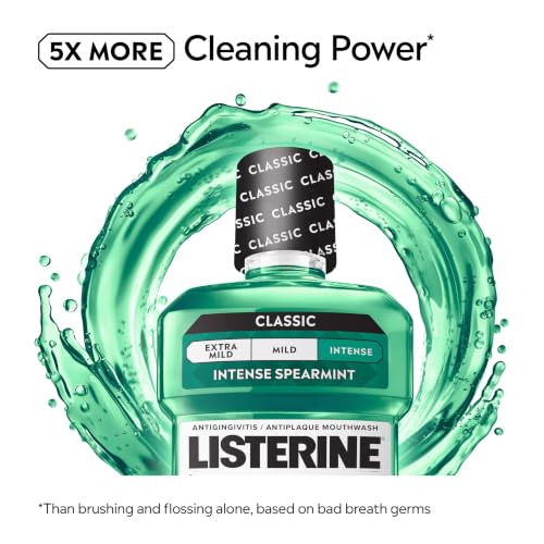 Listerine Freshburst Antiseptic Mouthwash - Spearmint, 33.8 fl. oz (2-Pack)