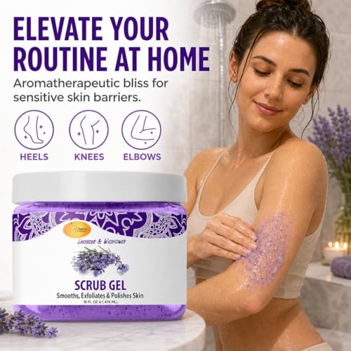 SPA REDI Pedicure Prep Exfoliating Pumice Gel, 16 oz - Hydrating Lavender