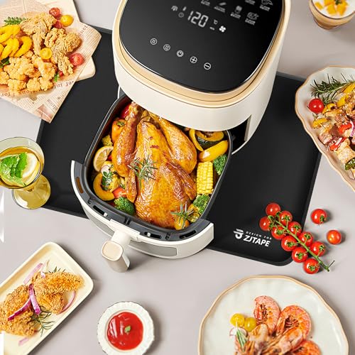 Heat Resistant Silicone Mat for Air Fryer - 19.6 x 11.8 in, Non-slip & Waterproof