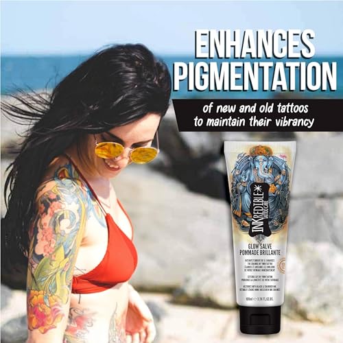 INKredible Glow Salve + Aftercare Tattoo Healing Lotions (2-Pack)