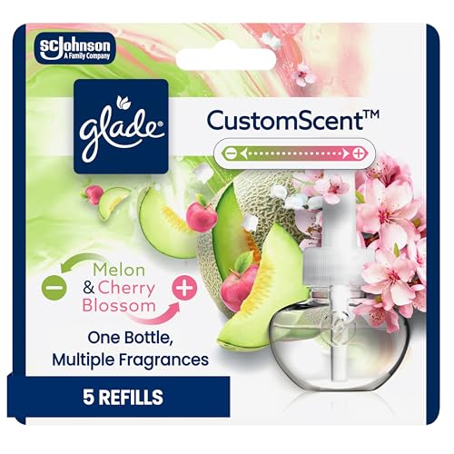 Glade PlugIns Refills, Melon & Cherry Blossom, 5-Pack