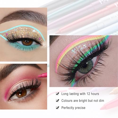 Waterproof Dark Red Eyeliner Pencil - Long-Lasting Color for Women