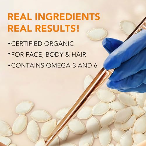 Pumpkin Seed Oil for Hair Growth - 2 Pack, Cold Pressed, Nourishing