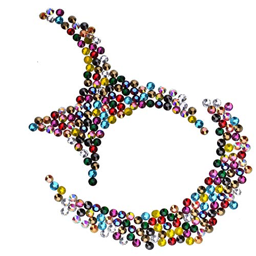 1800Pcs Hot Fix Glass Rhinestones 5mm Flatback Crystal Gems for Nail Art & Crafts