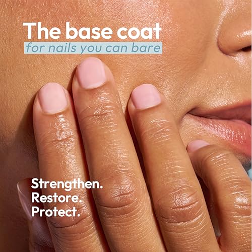 Kerasal Nail Strengthen & Restore Base Coat with Hydrolyzed Keratin and Hyaluronic Acid, .5 Oz