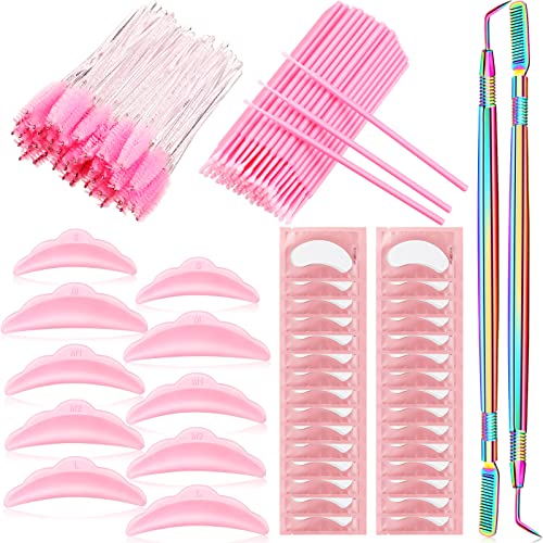 Chumia 232pcs Pink Lash Lift Kit with Silicone Eyelash Shields