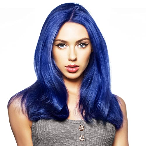 Knight & Wilson Color-Freedom Truly Blue 150ml Semi-Permanent Color Mask - Ammonia-Free, Shine Booster, 5.07 Fl Oz