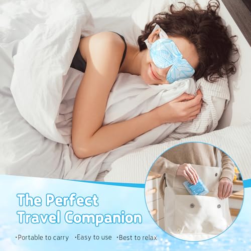 MOEASEii Steam Eye Mask for Dry Eyes - Self-Heating Warm Compress, 40 Packs