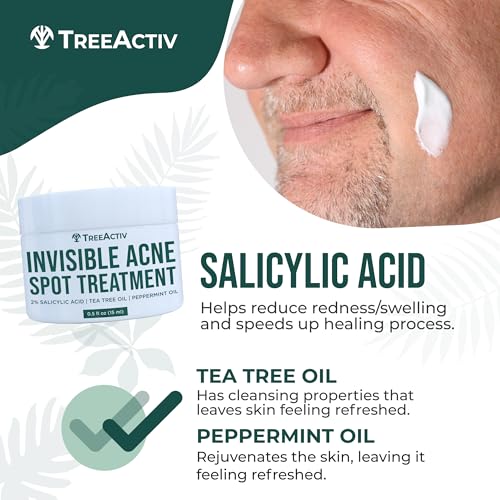 TreeActiv Salicylic Acid Acne Spot Cream for Face & Body - 0.5 fl oz