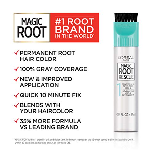 L'Oreal Paris Magic Root Hair Color Kit 5A Medium Ash Brown - 2 Count