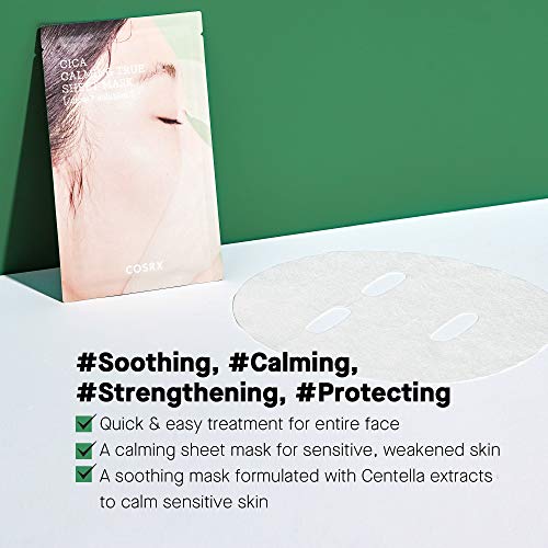 COSRX Cica Calming Sheet Mask for Sensitive Skin - 0.71 fl oz