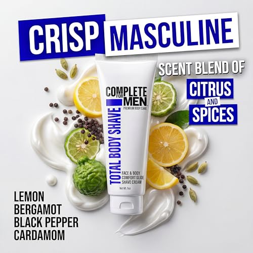 Sensitive Skin Men’s Shaving Cream - Gentle Face & Body Razor Bump Protection