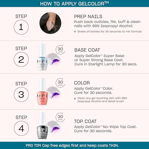 OPI GelColor Long-Lasting Gel Nail Polish - Professional Red Shades