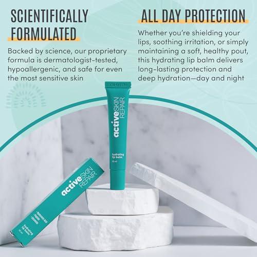 Hydrating Lip Balm with Hyaluronic Acid - Nourishing, Non-Toxic, 10ml