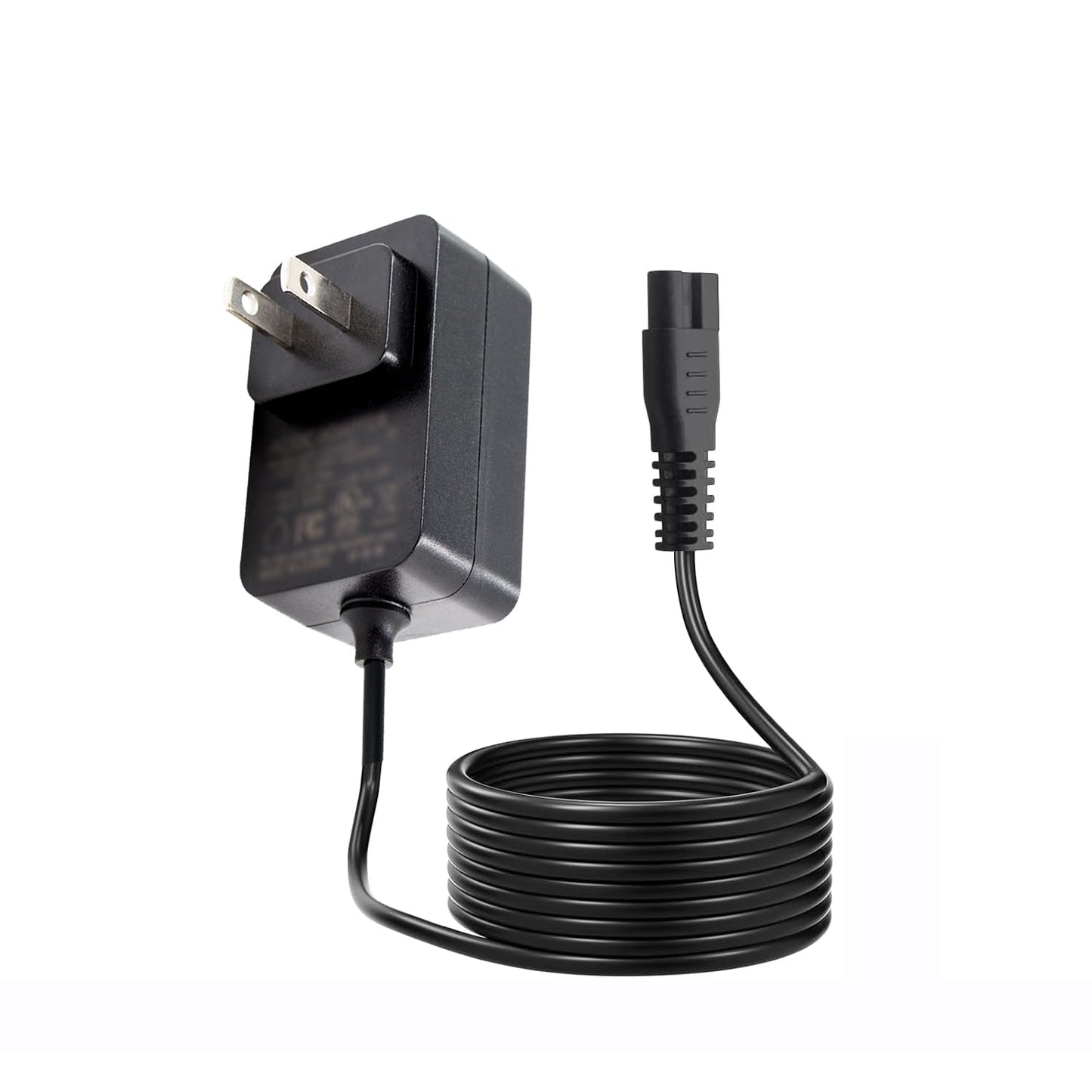 VOQIGTE 5V Charger for JRL Clipper FF 2020C FF 2020T-G 2020C-B 2020T-B 2020C-G 2020C-S KA0601A-0501000CNS FreshFade Onyx Cordless Hair Trimmer 2-Prong Power Supply 5Volt AC/DC Wall Adapter