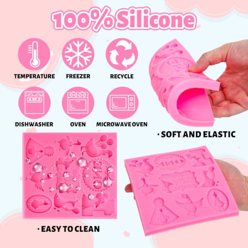 Silly Goose Fondant Mold - Silicone Cake & Candy Mould for Birthdays
