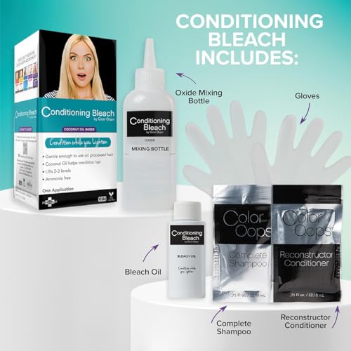 Color Oops Conditioning Bleach with Coconut Oil - Gentle Hair Lightener
