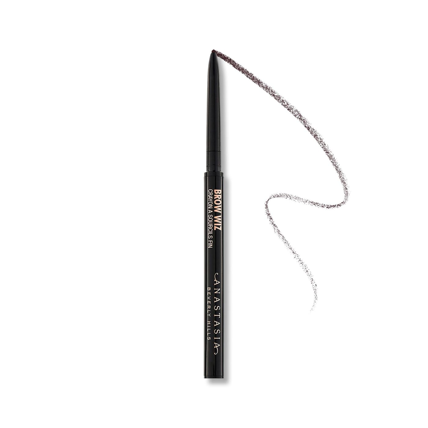 Anastasia Beverly Hills Mini Brow Wiz - Ultra-Slim Retractable Eyebrow Pencil for Precision Hair-Like Strokes | Travel Size