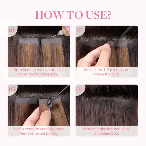GOO GOO Tape-in Extension Remover 30ml - Gentle Hair Glue Dissolver