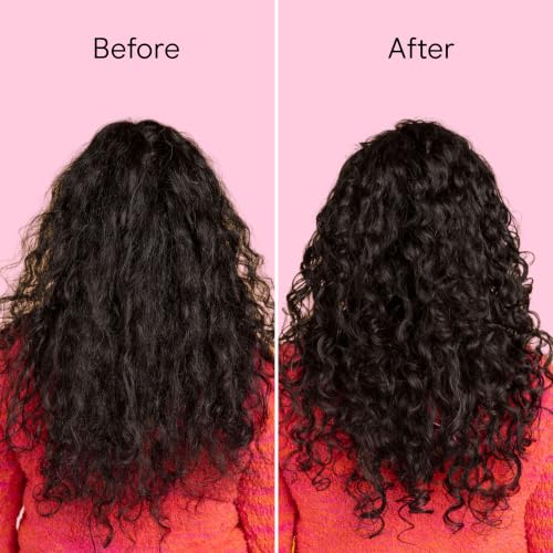 Conair Long Pink Detangling Curl Brush for Curly & Wavy Hair - Parting Tool