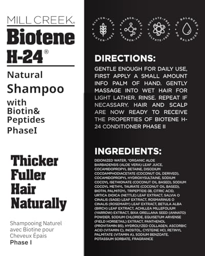 Biotène Natural Shampoo with Biotin & Peptides - 8.5 oz