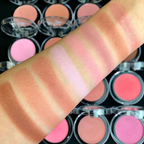 L.A. COLORS Rad Rouge Blush in Preppy - Long-Lasting Buildable Powder (2 Pack)