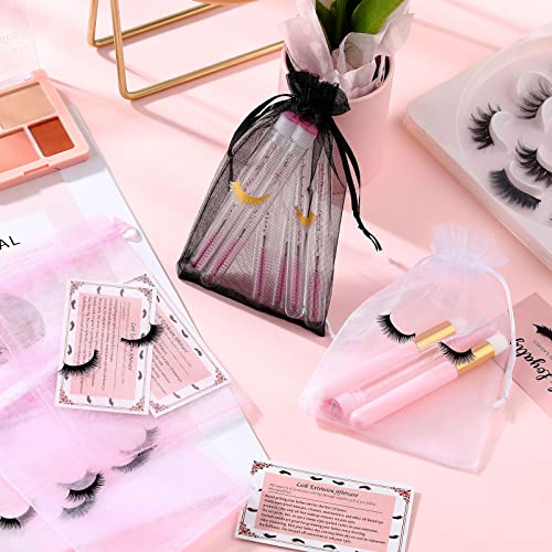 Reginary Multicolored Eyelash Aftercare Bags 4x6 Inch - Pack of 100